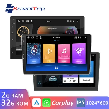 Автомобильное радио 2 Din CarPlay Android 11 Стерео WiFi Мультимедийная навигация FM Приемник Камера 7 9 10 дюймов для BMW Nissan Toyota Ford