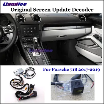 Для Porsche Cayenne/Macan/Panamera 982 718 991 911 2017-2020 Автомобильная Задняя Передняя Парковочная Камера Заднего Вида Резервная Камера HD CCD Декодер