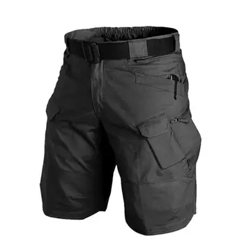 Летние мужские шорты-карго, тактические короткие брюки, водонепроницаемые быстросохнущие шорты с несколькими карманами, Мужская верхняя одежда для охоты, рыбалки