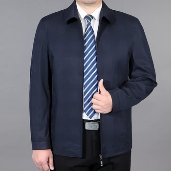 Мужская куртка, Весенние Модные куртки, Клетчатое мужское осеннее пальто, куртка-ветровка, деловое мужское пальто с отложным воротником, верхняя одежда на молнии