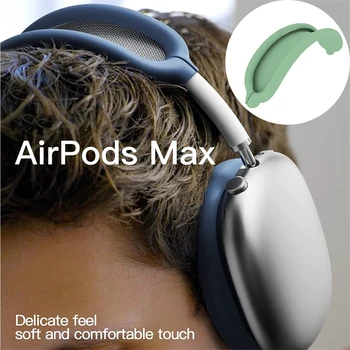 Новый Светящийся Чехол-Оголовье Light Ears Для Apple AirPods Max Мягкие Силиконовые Протекторы Для наушников Comfort Cushion Top Protector