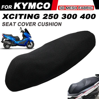 Скутер для KYMCO Xciting 250 300 400 S400 Аксессуары для мотоциклов 3D Сетчатый чехол для подушки сиденья Солнцезащитный крем Термозащитный кожух