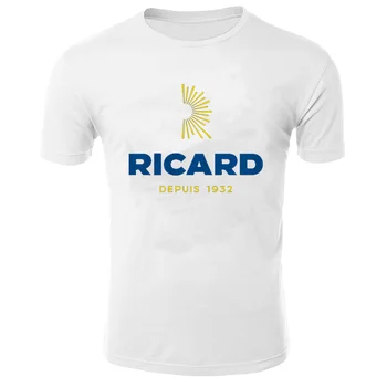 Футболка Ricard из чистого хлопка европейского размера с японским аниме, мужская футболка, манга 2000-х, одежда унисекс
