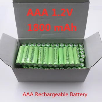 100% оригинальный recarregavel AAA1800mah bateria alcalina lanterma brinquedos relogio плеер, заменяющий аккумулятор NI-MH
