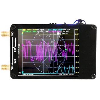 2,8 Дюймовый TFT Монитор Цифровой Антенный Анализатор MF HF VHF UHF Векторный Сетевой Анализатор Тестер со Слотом для SD-карты для Фазы КСВН