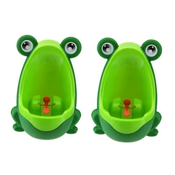 2 детских писсуара в форме лягушки Fun Pot (зеленый)