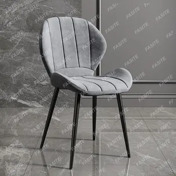 2023 Скандинавский обеденный стул, стул для отдыха, обеденный стул интернет-знаменитостей, Современный минималистичный Мобильный Sillas Мебель для дома FY40YH