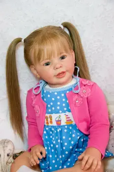 28-дюймовый набор кукол-реборн, огромная кукла для малышей, незаконченные детали куклы, набор возрожденной Кэти.