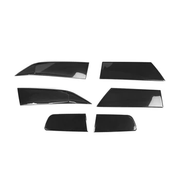 6 шт. Автомобильный Дымчатый Черный задний фонарь, Декоративная крышка, отделка лампы заднего фонаря, Гарнир, Капоты ламп для Subaru XV 2018-2022