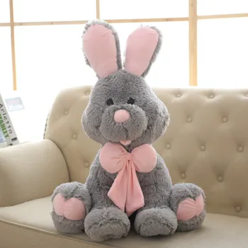 70 см Милые куклы Costco American Big Rabbit, плюшевая игрушка, американский кролик, животное с длинными ушами, игрушки для детей