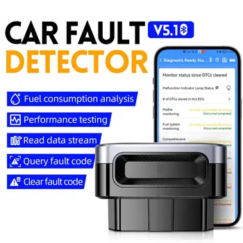 FNIRSI FD10 Автомобильный Сканер OBD2 Считыватель кода Clear Error OBD Диагностический Инструмент IOS Android BluetoothV5.1 Проверка Освещения двигателя Ремонт автомобиля