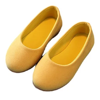 Kruleepo/ Тонкая Обувь Из Натуральной Мягкой Кожи Для Маленьких девочек, Детская Всесезонная Обувь Из Искусственной Резины, Нескользящая Обувь Для выступлений Gommino