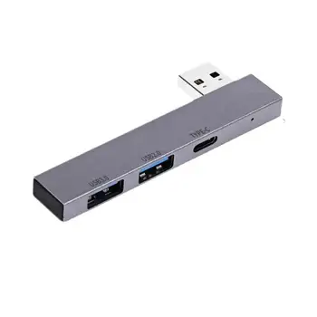 RYRA 3 в 1 USB-C КОНЦЕНТРАТОР для компьютерных аксессуаров Универсальная Компактная Док-станция USB2.0/USB3.0 Подключи и играй Высокоскоростной USB-концентратор