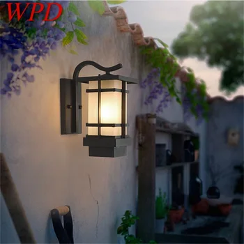 WPD Наружный настенный светильник бра Классическая светодиодная лампа Водонепроницаемая IP65 Домашняя Декоративная для крыльца