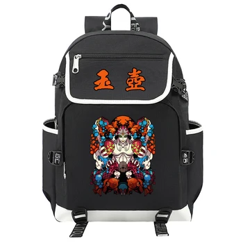 Аниме Рюкзак Demon Slayer Gyokko Модные дорожные рюкзаки Спортивная школьная сумка на открытом воздухе Usb Зарядка