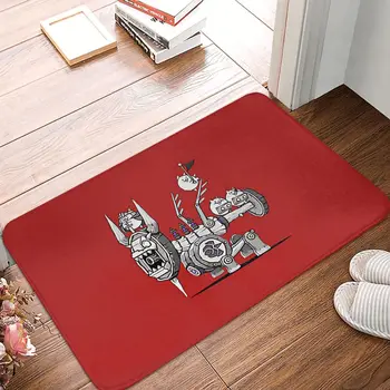 Боевые кошки Нескользящий коврик Кухонный коврик Робот напольный ковер коврик для входной двери Декор спальни