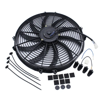 Вентилятор охлаждения радиатора электромобиля Универсальный 16 дюймовый 120 Вт 40GF