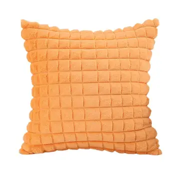 Декоративные подушки для дивана Плюшевая решетчатая наволочка для дивана в спальне Чехол для подушки funda cojin