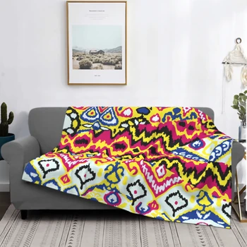 Дизайнерское наполнение Одеяло для дивана Одеяло с декоративным рисунком Супер мягкое уютное плюшевое пушистое одеяло из микрофибры