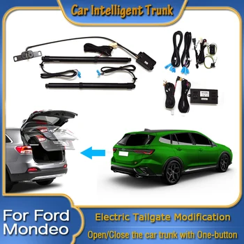 Для Ford Mondeo 2020 ~ 2023 С электроприводом Открывания багажника, умного электрического всасывания задней двери, интеллектуальной модификации стойки подъема задней двери.