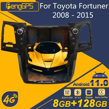 Для Toyota Fortuner 2008-2015 Android Автомобильный Радиоприемник Tesla Экран 2Din Стерео Приемник Авторадио Мультимедийный Плеер GPS Navi Блок