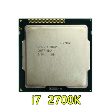 для подержанного четырехъядерного процессора Intel Core i7 2700K 3,5 ГГц LGA 1155 CPU SR0DG