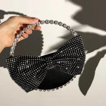 Женская сумка с бриллиантами, вечерняя сумочка из искусственной кожи, круглая модная однотонная мягкая сумочка на молнии, кошелек в евро-Американском стиле