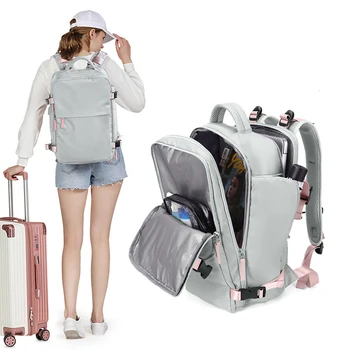 Женский рюкзак для путешествий на короткие расстояния, сумка через плечо, походный рюкзак, водонепроницаемая сумка для компьютера, многоцелевая сумка большой емкости