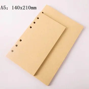 Заготовка на 6 отверстий, блокнот с отрывными листами формата А5 А6, сменные страницы для дневника, внутренние листы 