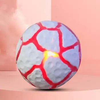 Игрушка для снятия стресса, портативный TPR огненный шар, сжимающий мяч, игрушка для детей на день рождения, подарки для детей, светодиодный электронный светоизлучающий шар