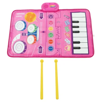 Коврик для фортепиано ярких цветов, обучающие музыкальные инструменты, Интерактивная музыка для раннего развития, коврик для фортепиано для дома для детей
