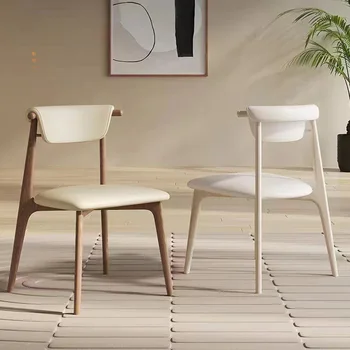 Минималистичный обеденный стул на открытом воздухе, Дизайнерское кресло для отдыха из массива дерева, Удобная Эргономичная Роскошная мебель Sillas De Comedor