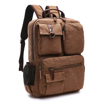 Мужской холщовый рюкзак, сумка через плечо для корейских учащихся средней школы, сумка для отдыха, сумка для компьютера