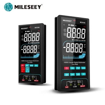 Мультиметр MILESEEY с 9999 отсчетами True RMS AC DC NCV Multimentro Digital MC619 Профессиональный цифровой мультиметр
