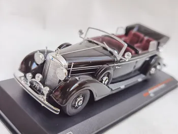 Отлитый под давлением в масштабе 1/43 BENZ TYPE 770K Винтажный автомобиль 1938 года из металлического сплава, коллекция моделей автомобилей, подарочная игрушка с ретро-орнаментом