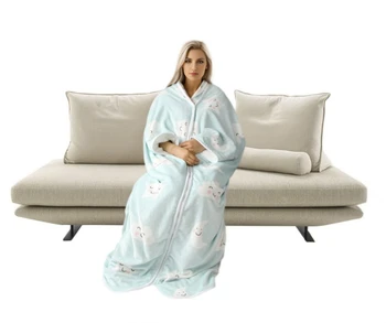 Пеленальное одеяло, фланелевое флисовое для диванов и палаток, уютное теплое мягкое свободно перемещающееся одеяло королевского размера Kawaii свежего цвета