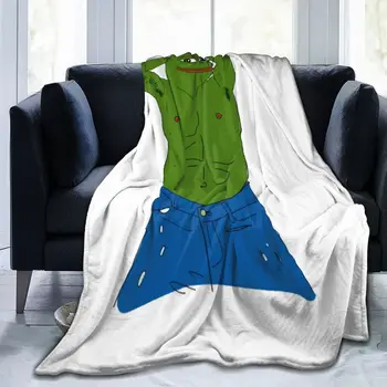 Плед-лягушка Пепе, индивидуальное теплое походное антипригарное одеяло