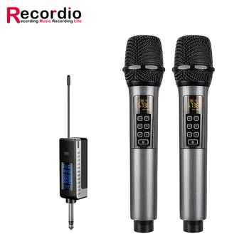 Профессиональная беспроводная микрофонная система GAW-010B, динамический ручной вокальный микрофон для караоке Echo