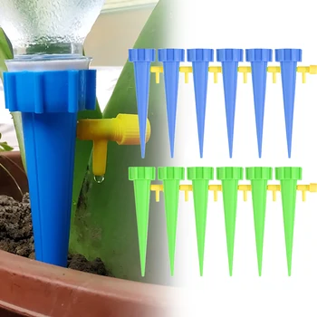 Регулируемый Самополивающийся шип Автоматическая система капельного орошения растений Цветочная теплица Садовые приспособления для автоматической подачи воды