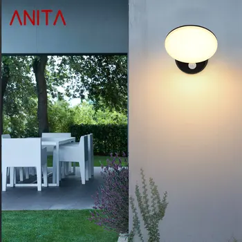 Современный индукционный настенный светильник ANITA в классическом стиле, водонепроницаемость IP65 для помещений и улицы двойного назначения