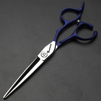 Специальные машинки для стрижки волос, 6-дюймовые ножницы с плоским концом, набор бесшовных филировочных ножниц