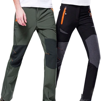 Тактические зимние мужские флисовые теплые брюки Softshell, военные походные брюки для кемпинга, спортивные непромокаемые брюки Chaleco Tactico