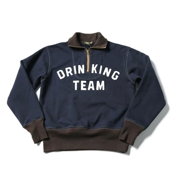 Толстовки Bronson Drinking Team, прочная двухцветная футболка мотоклуба в стиле ретро