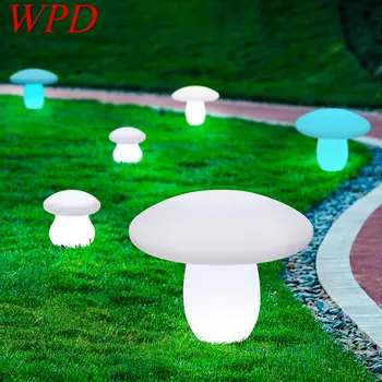 Уличные грибовидные газонные лампы WPD с дистанционным управлением White Solar 16 цветов света Водонепроницаемый IP65 для украшения сада